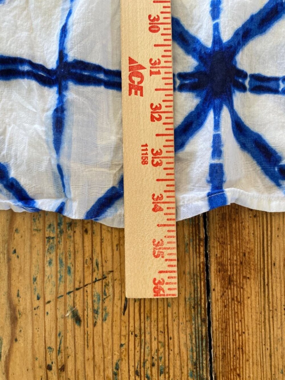 Tommy Bahama Womens Tie-Dye Drawstring Dress Blue White Tassel Detail L Cotton - Picture 7 of 7